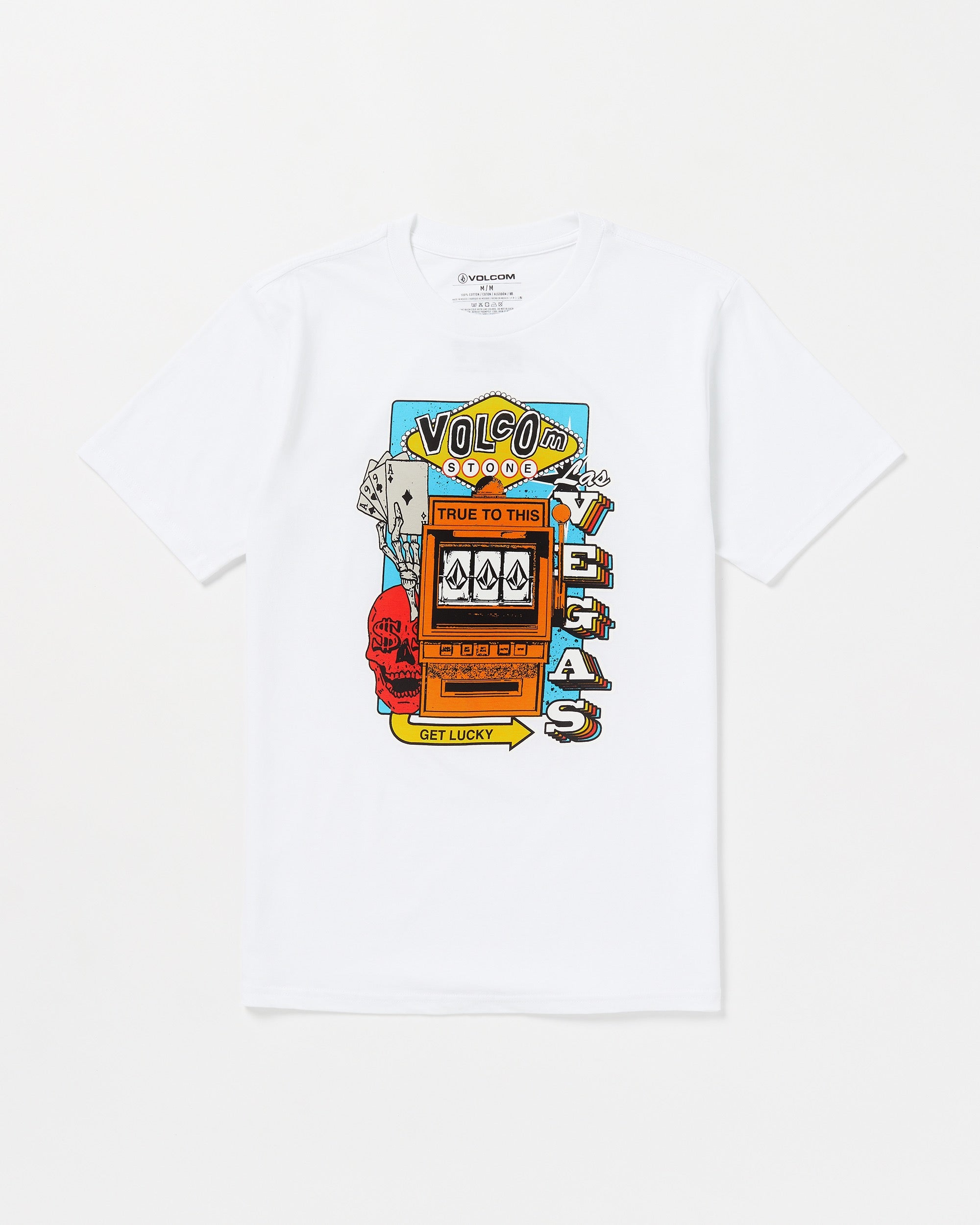 Vegas Bandit Short Sleeve Tee - White – Volcom US