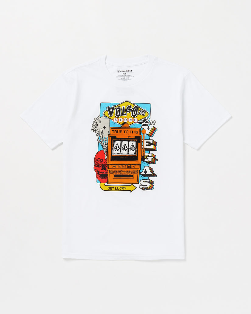 Vegas Bandit Short Sleeve Tee - White