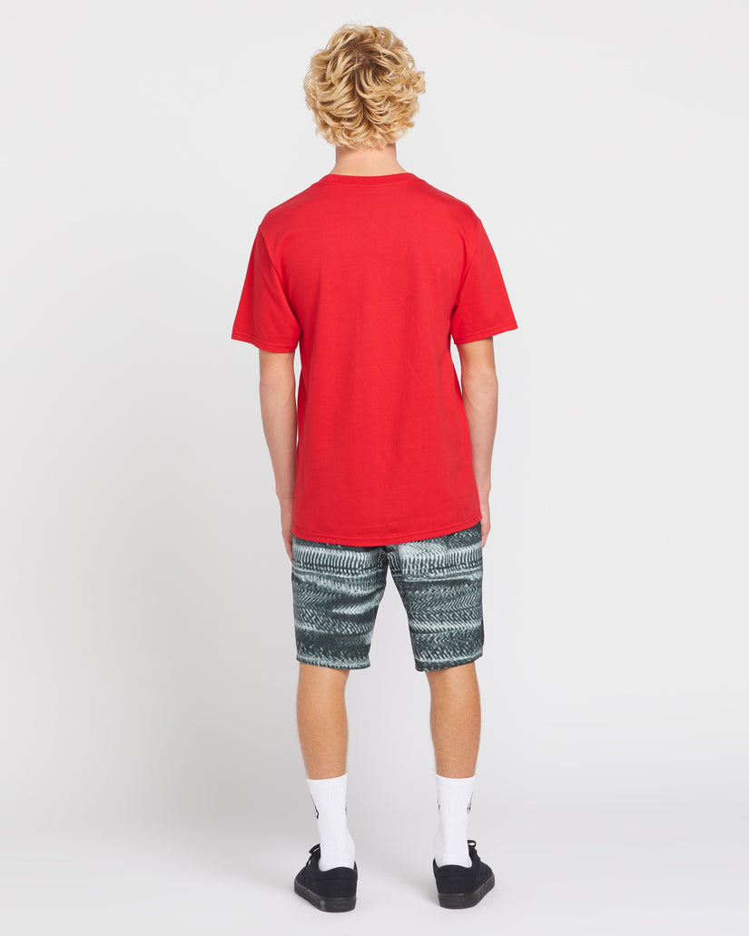 Simply Stoned Short Sleeve Tee - Ribbon Red