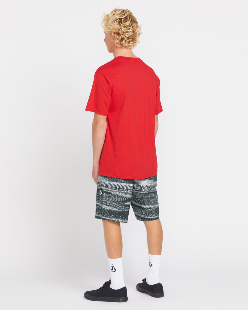 Simply Stoned Short Sleeve Tee - Ribbon Red