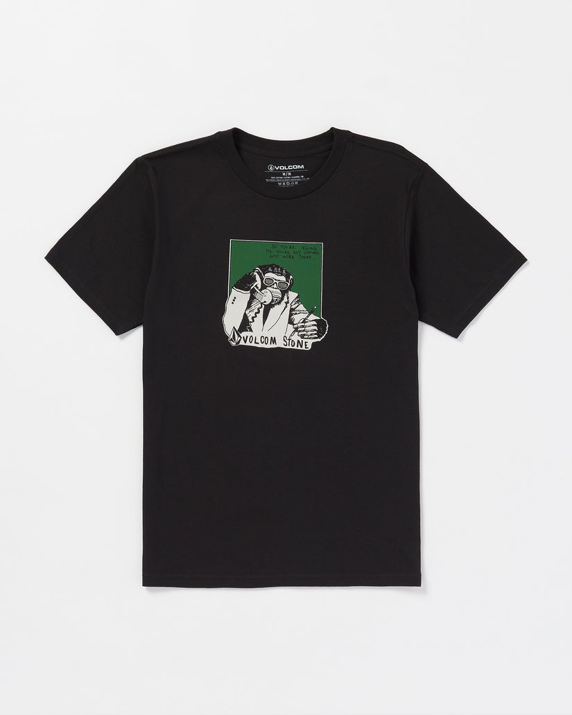 Monkeybiz Short Sleeve Tee - Black