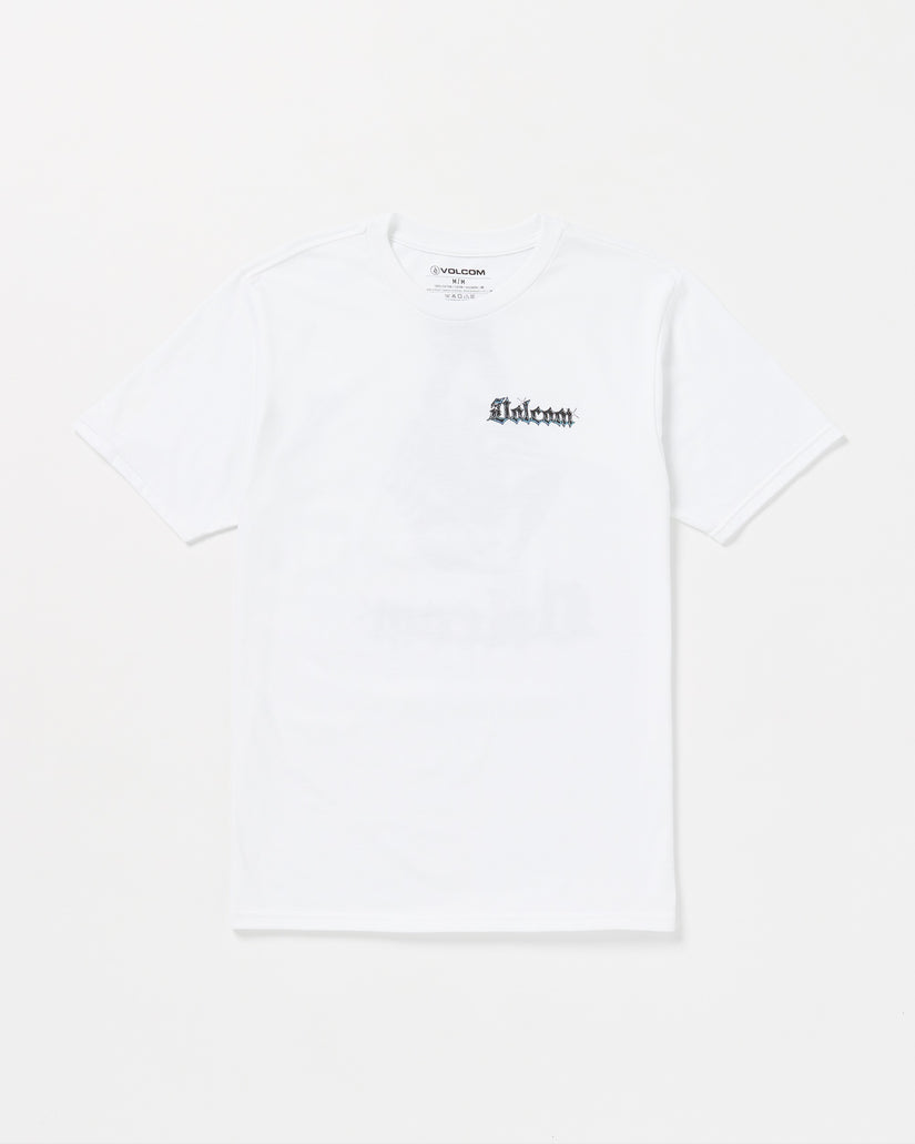 Blazing Venom Short Sleeve Tee - White