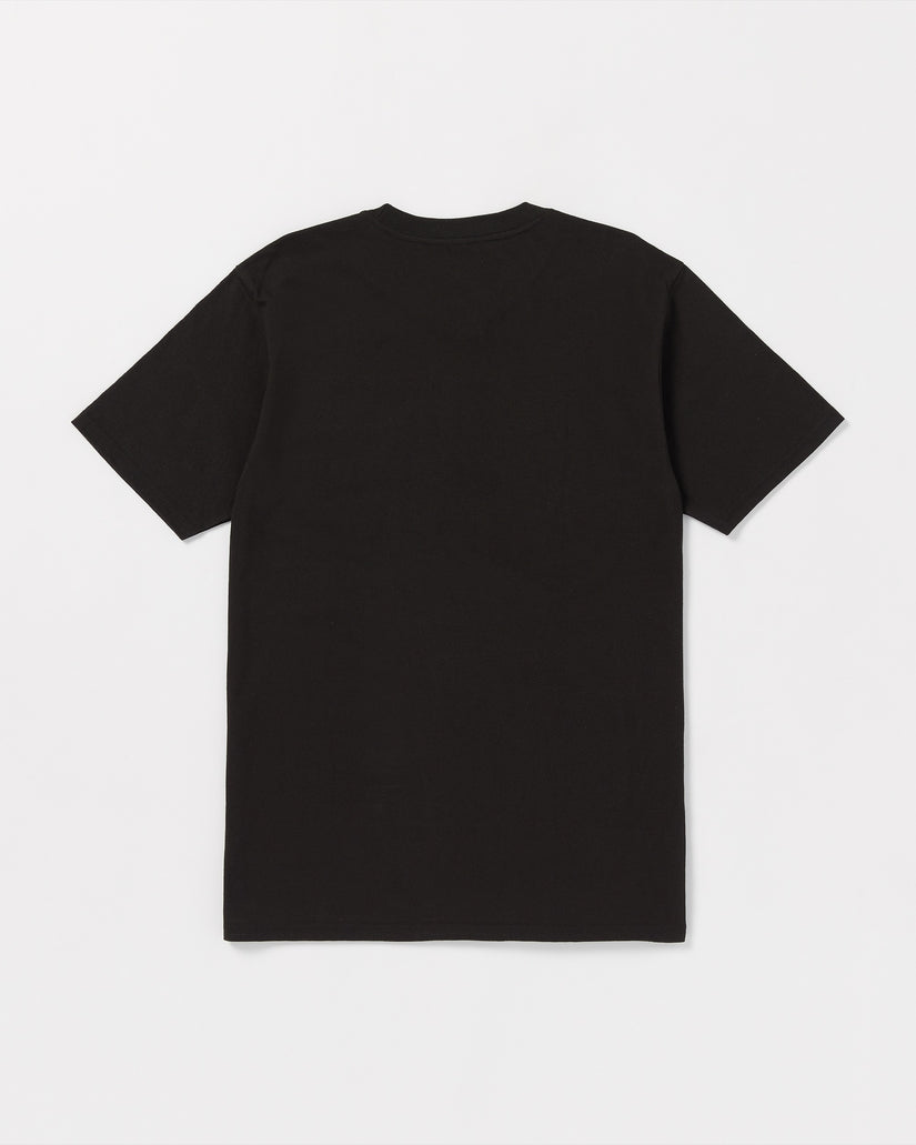 Pocket Label Short Sleeve Tee - Black