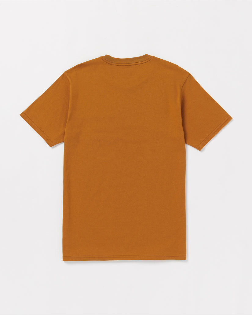 Pocket Label Short Sleeve Tee - Chestnut Brown