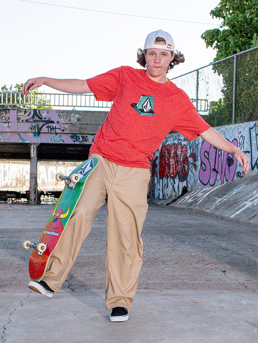 Leanin Short Sleeve Tee - Flash Red