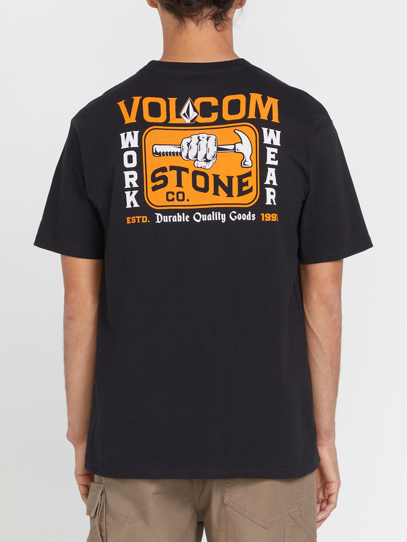 Volcom Workwear Nailed Short Sleeve Tee Black