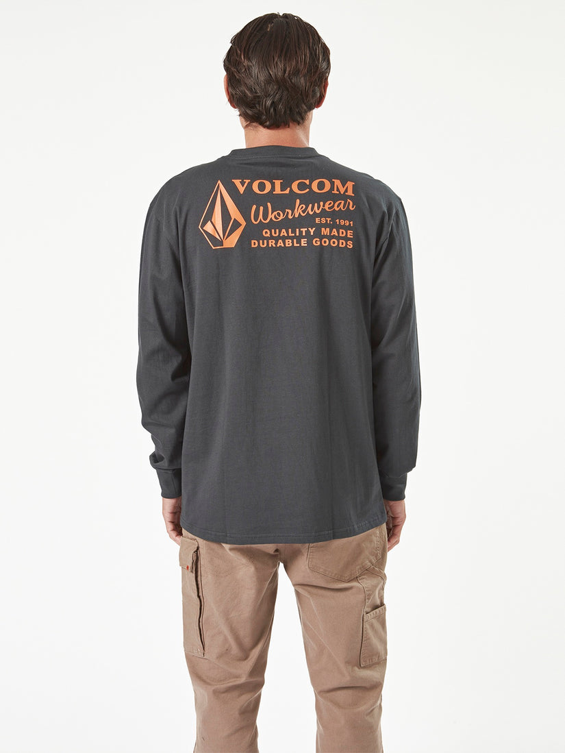 Volcom Workwear Long Sleeve Shirt - Black