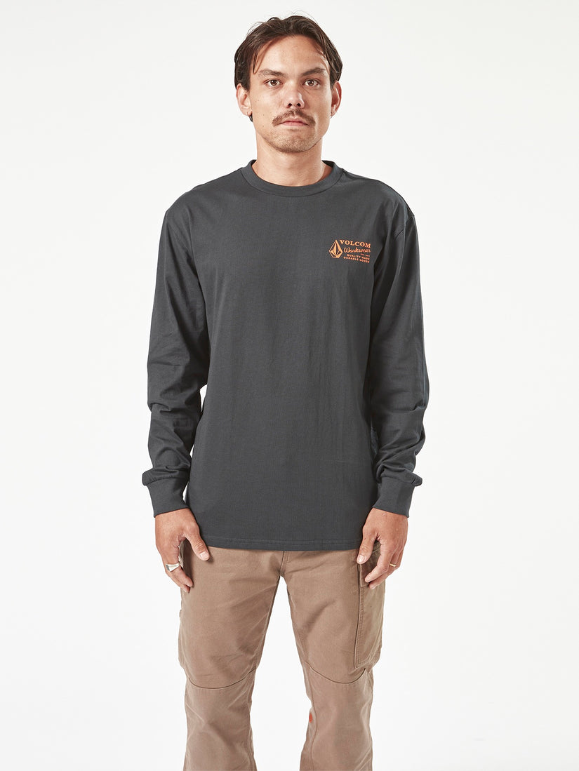 Volcom Workwear Long Sleeve Shirt - Black