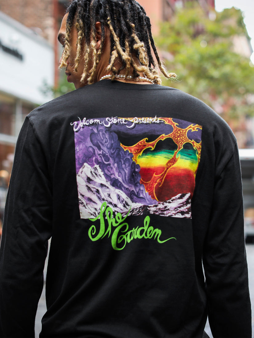 Volcom Entertainment The Garden Long Sleeve Tee - Black