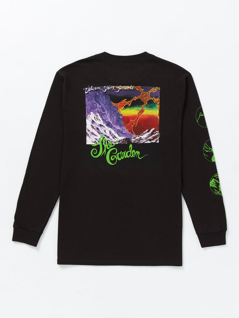 Volcom Entertainment The Garden Long Sleeve Tee - Black