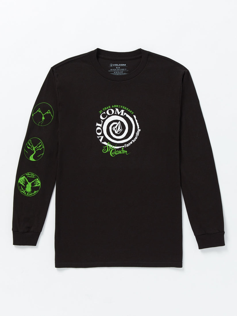 Volcom Entertainment The Garden Long Sleeve Tee - Black