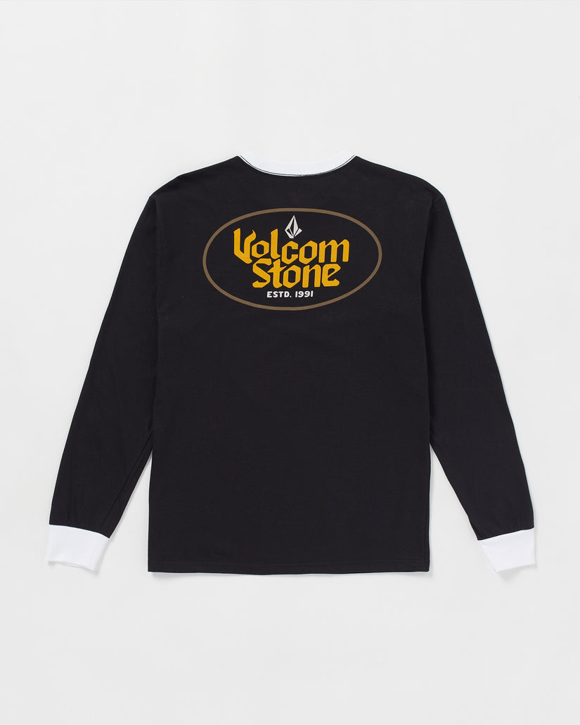 Cognac Long Sleeve Tee - Black