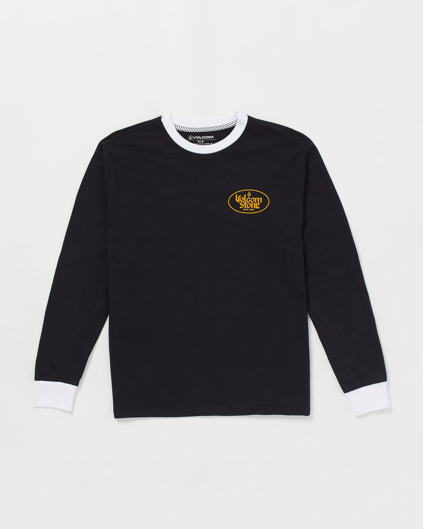 Cognac Long Sleeve Tee - Black