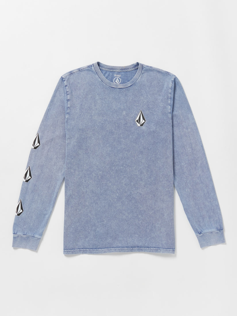 Iconic Stone Plus Long Sleeve Tee - Denim