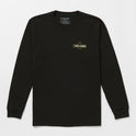 Branding Iron Long Sleeve Tee  - Black