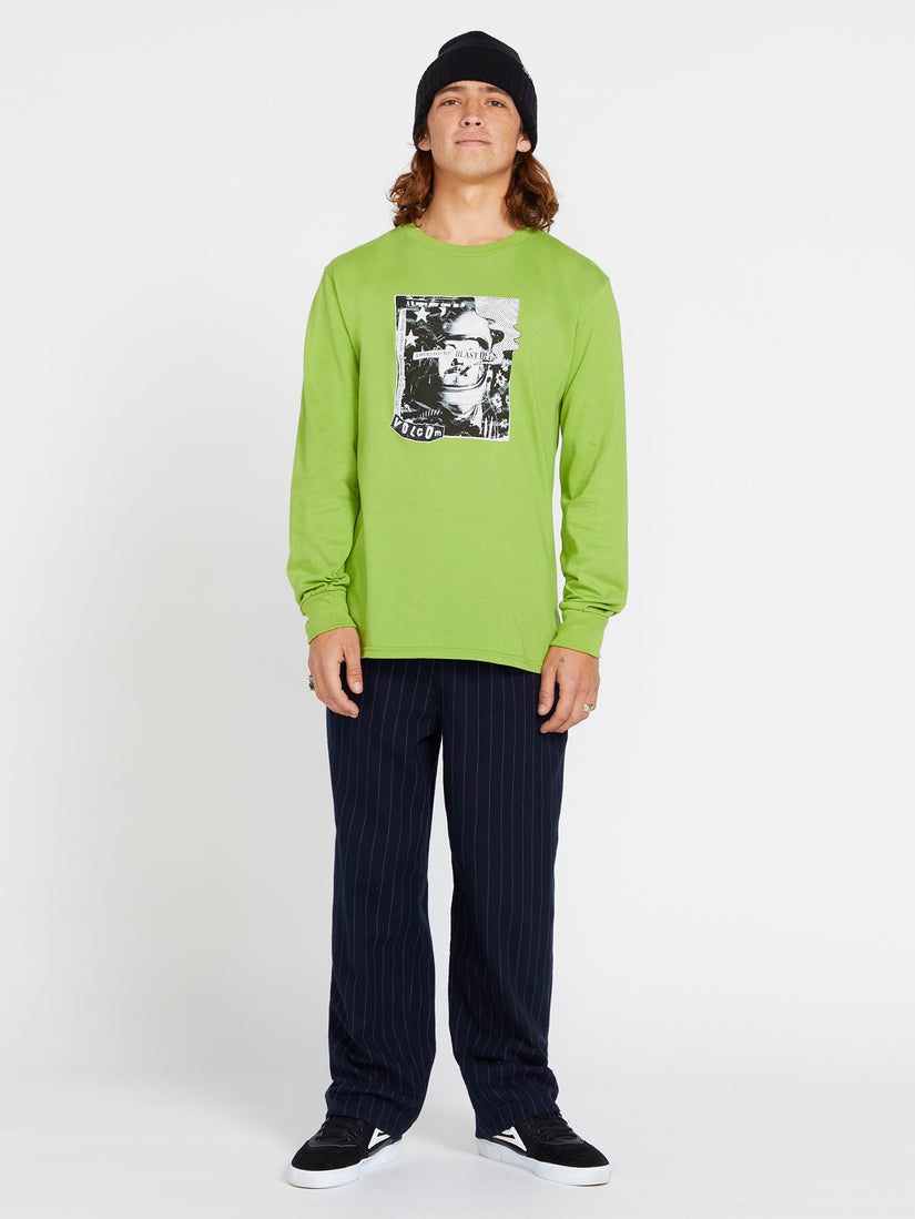 Blastoff Long Sleeve Tee - Seaweed Green