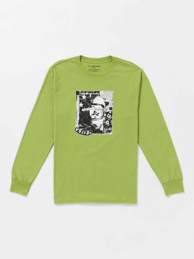 Blastoff Long Sleeve Tee - Seaweed Green