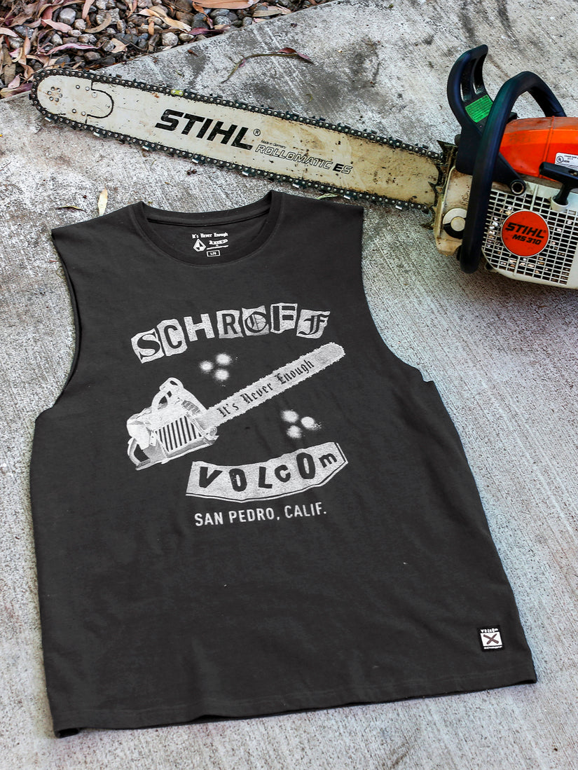 Schroff X Volcom Sleeveless Tee - Stealth