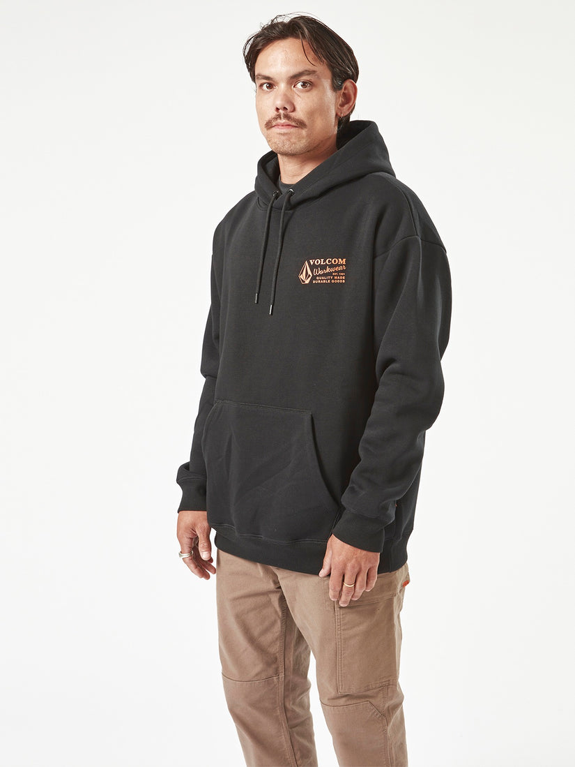 Volcom Workwear Pullover Hoodie - Black