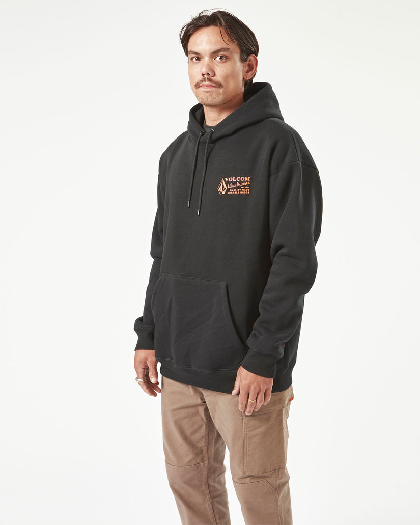 Volcom Workwear Pullover Hoodie - Black