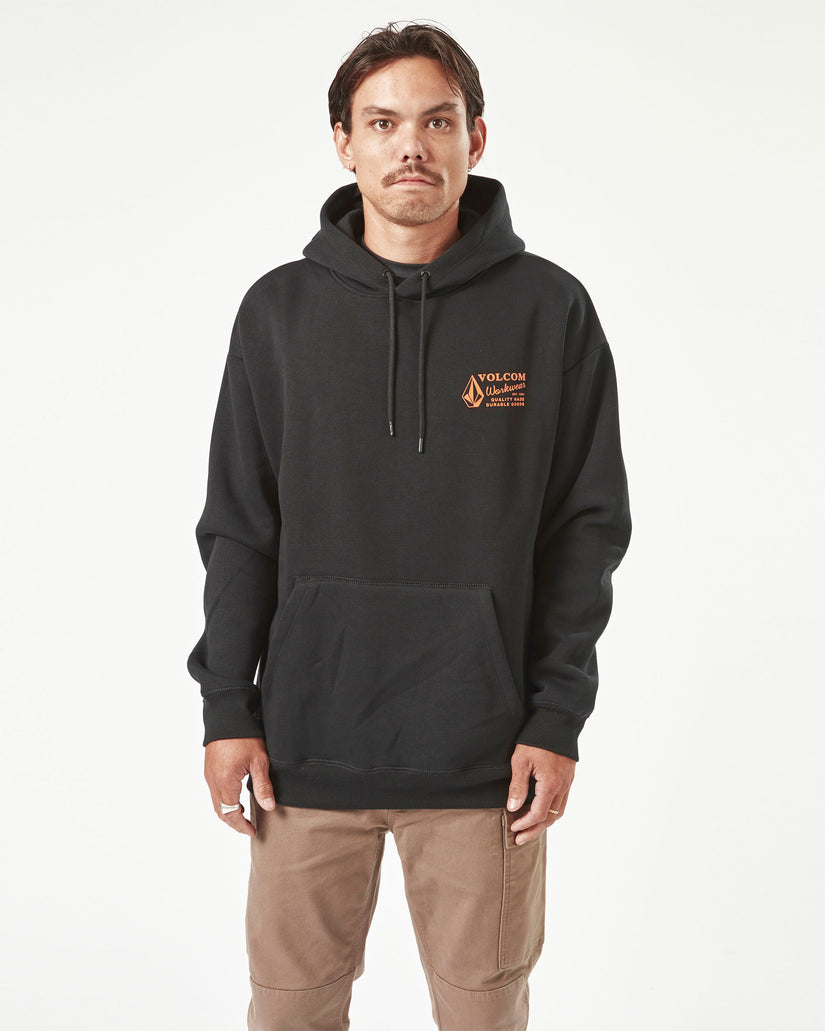 Volcom Workwear Pullover Hoodie - Black