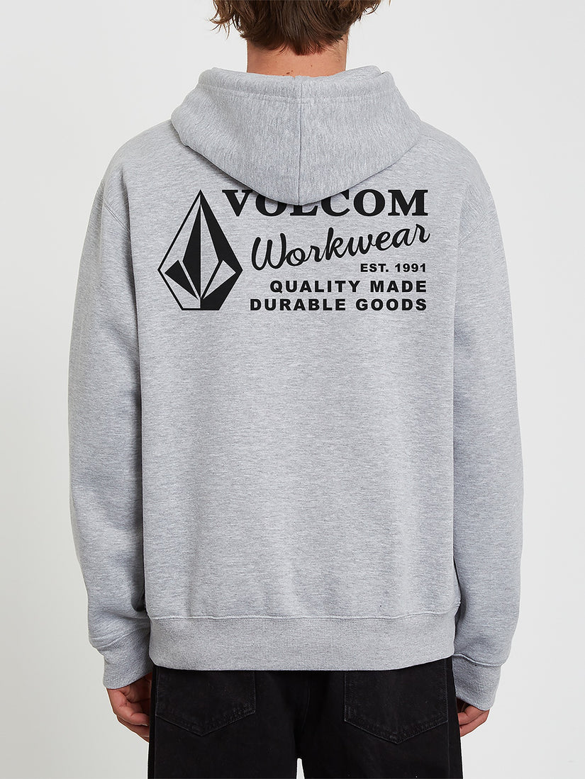 Volcom Workwear Pullover Hoodie - Heather Grey