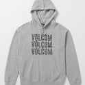 Vibes Time Fleece Hoodie - Heather Grey