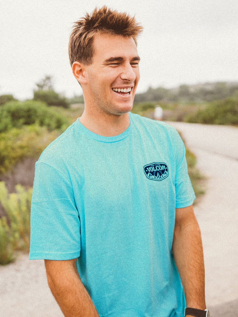 Mountainside Tech Short Sleeve Tee - Neon Blue