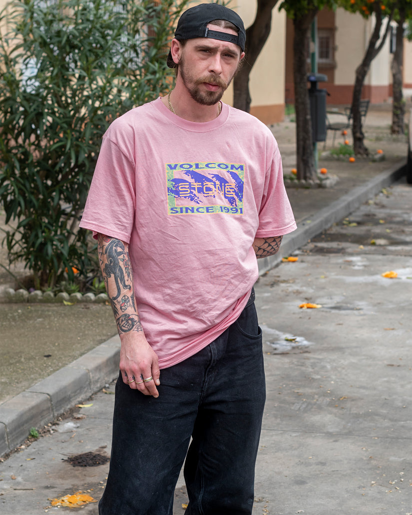 Finna Short Sleeve Tee - Misty Rose