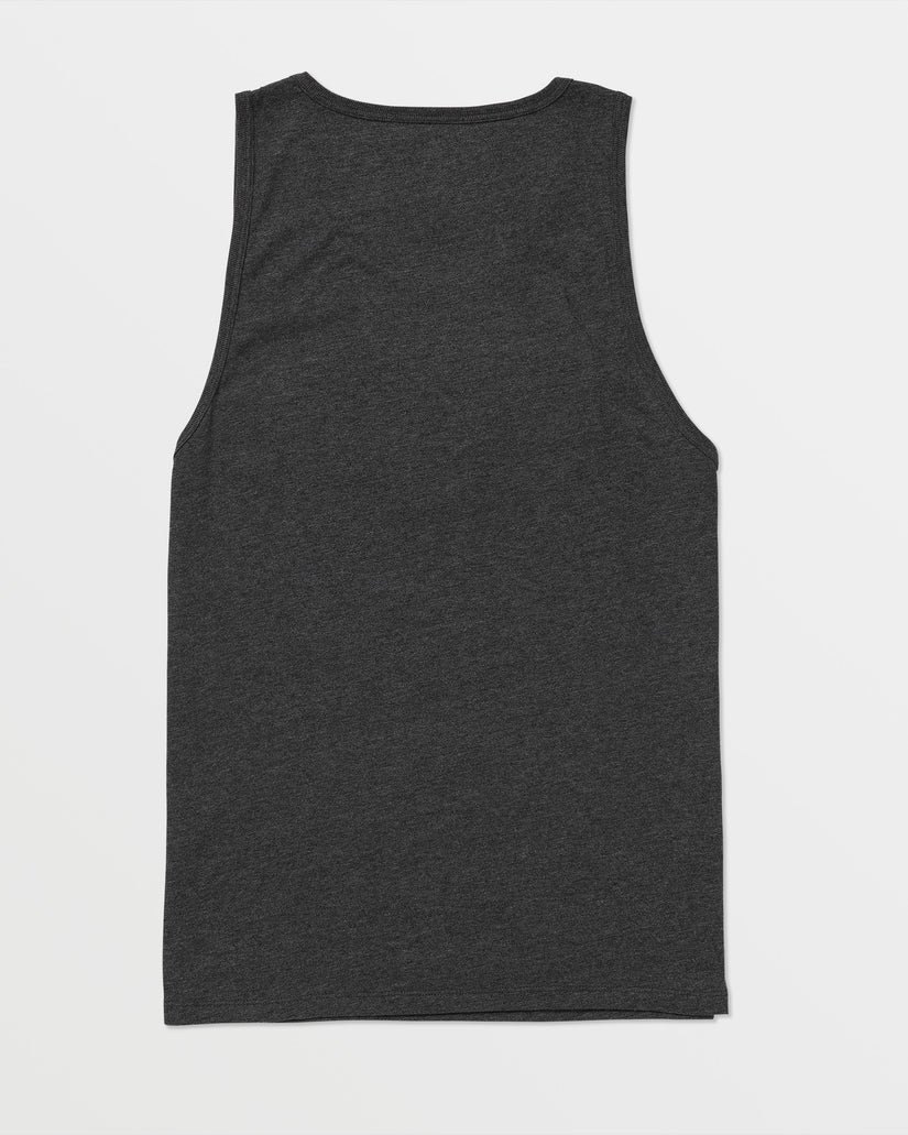 Solid Heather Tank - Dark Black Heather