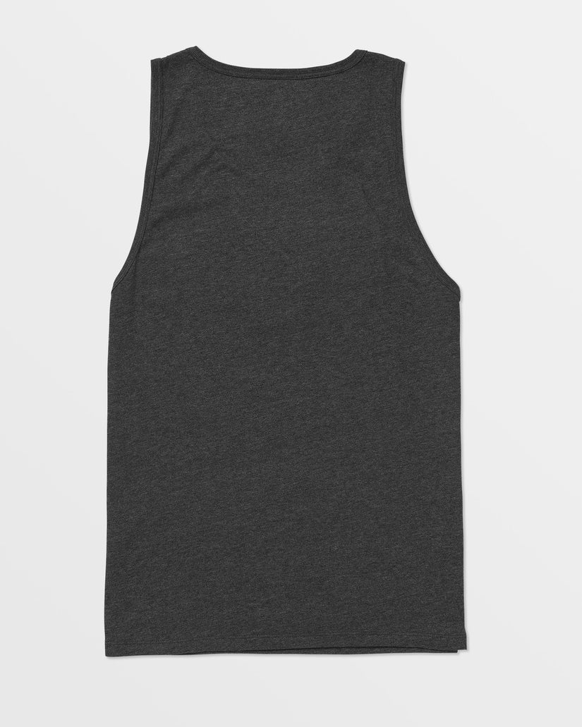 Solid Heather Tank - Dark Black Heather