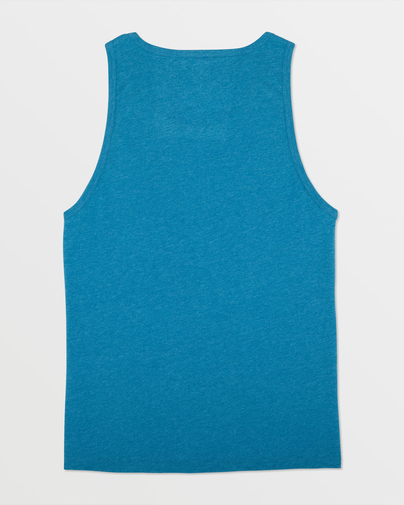 Solid Heather Tank - Stormy Blue