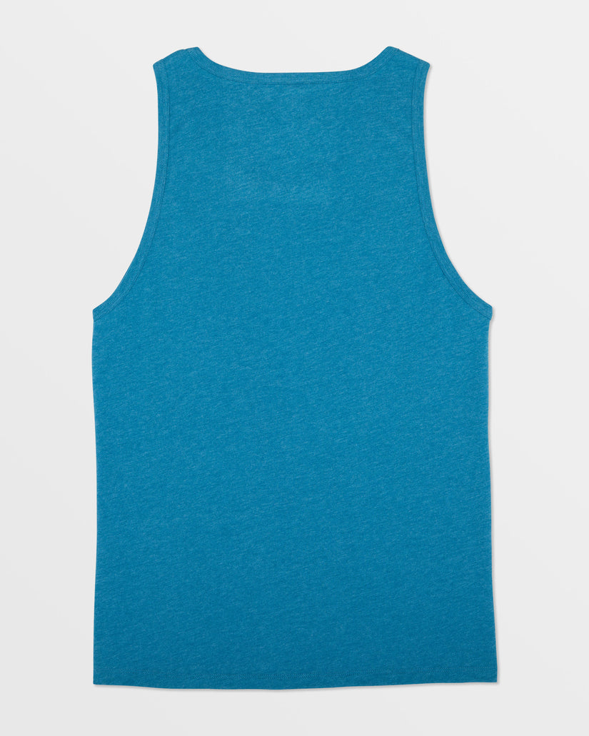 Solid Heather Tank - Stormy Blue