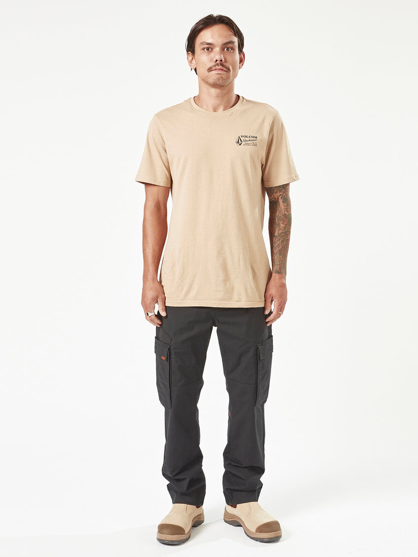 Volcom Workwear Short Sleeve Tee - Gravel