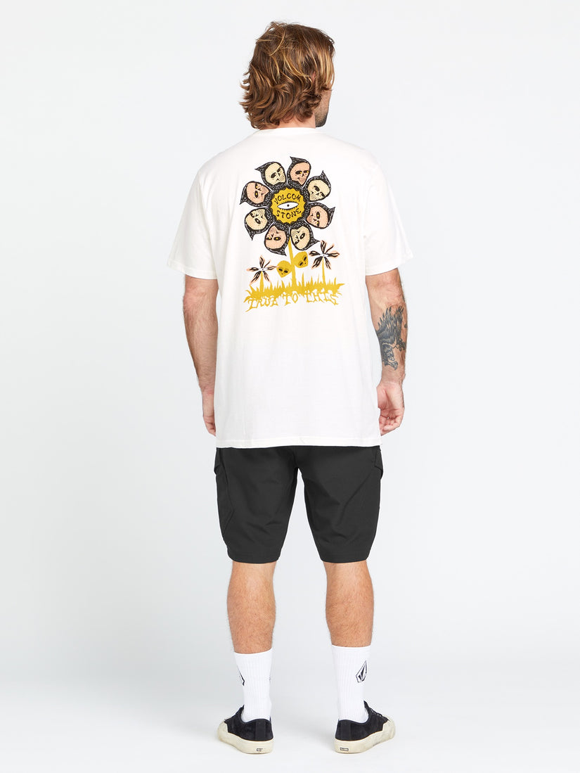 Flower Budz Fty Short Sleeve Tee - Off White