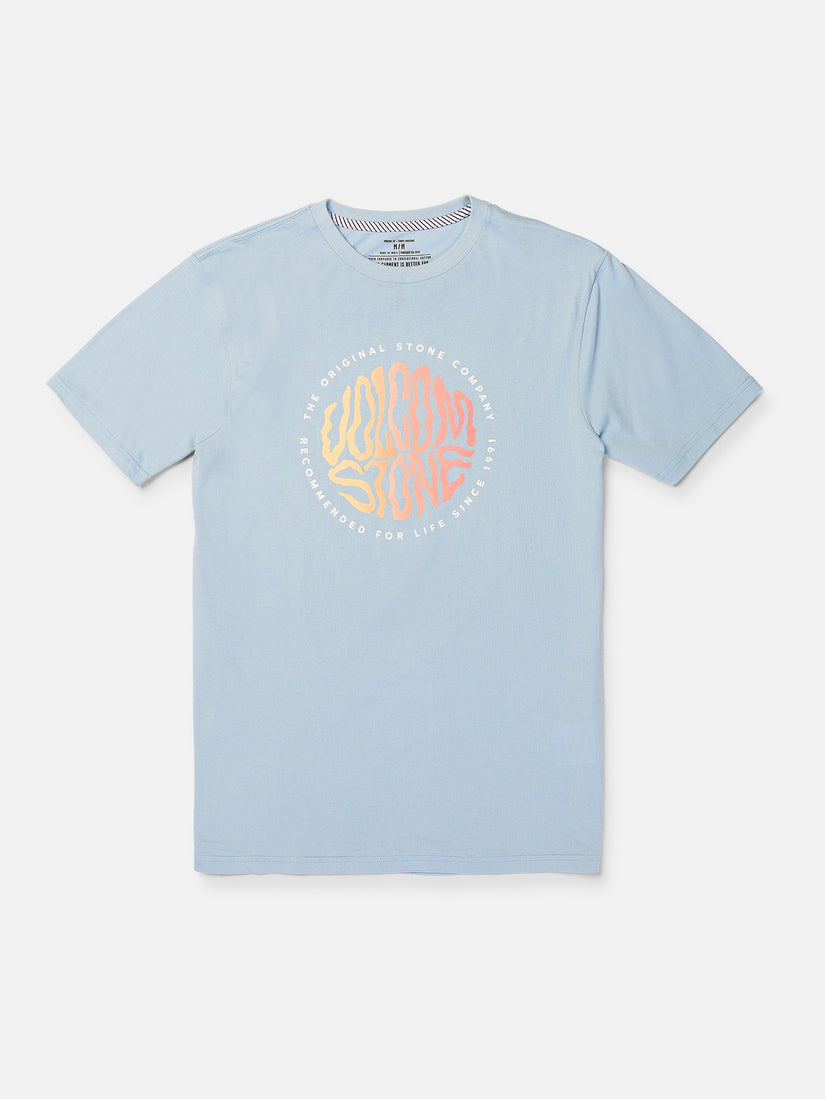 Twisted Up Short Sleeve Tee - Celestial Blue