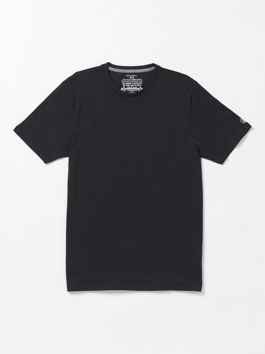 Solid Short Sleeve Tee - Black – Volcom US