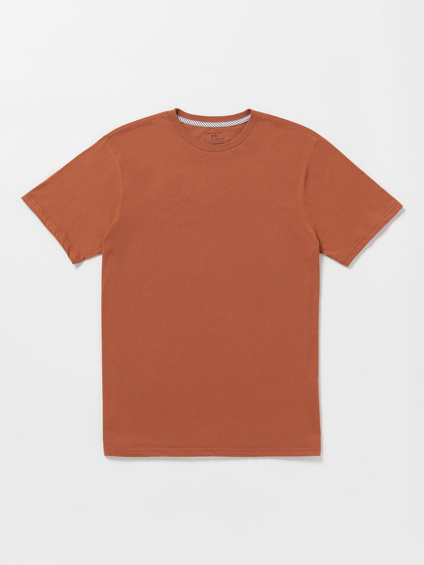 Solid Short Sleeve Tee - Rust