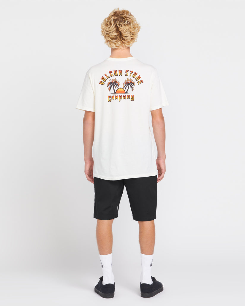 Inflames Short Sleeve Tee - Off White