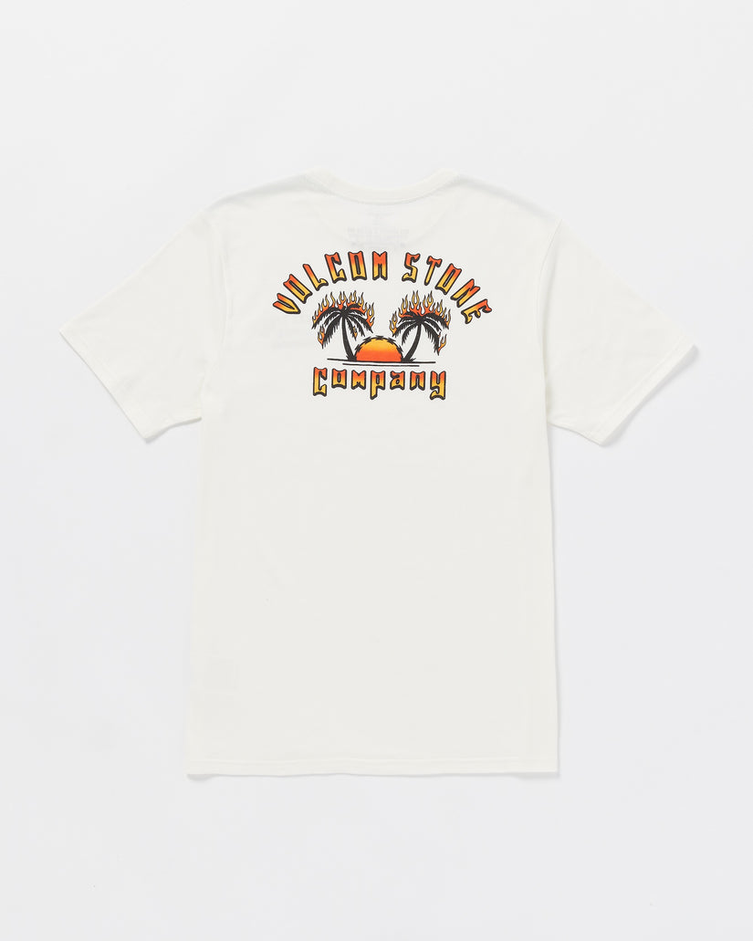 Inflames Short Sleeve Tee - Off White