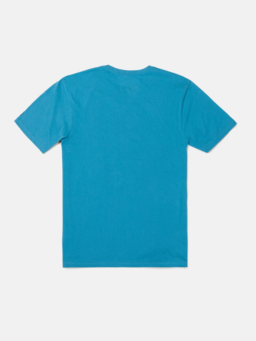 Solid Short Sleeve Pocket Tee - Tidal Blue