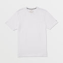 Solid Ss Pocket Tee - White