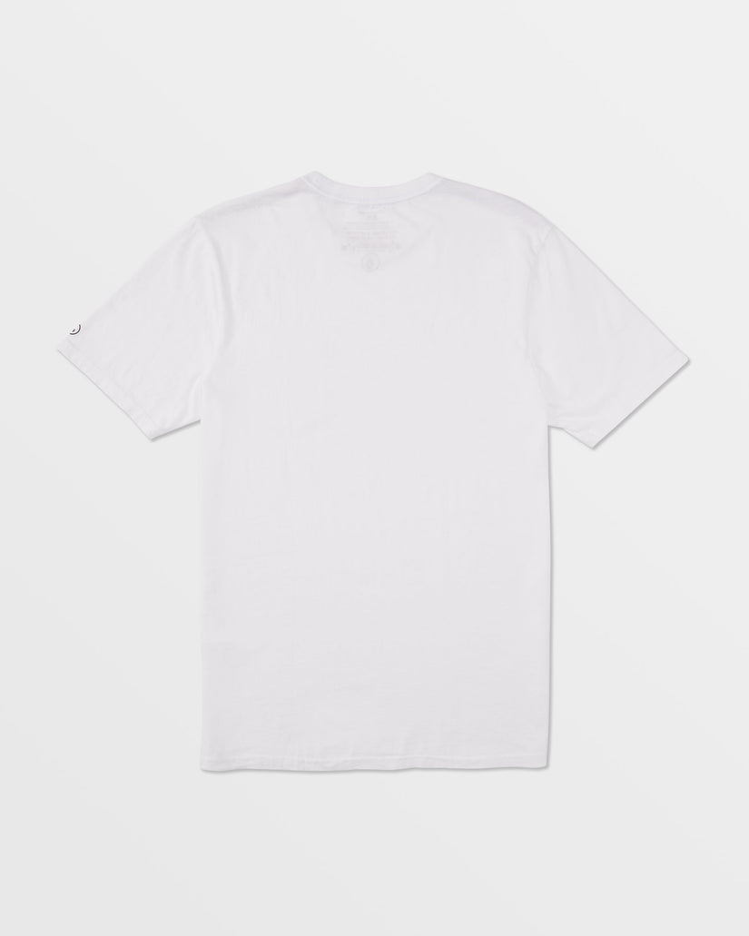 Solid Ss Pocket Tee - White