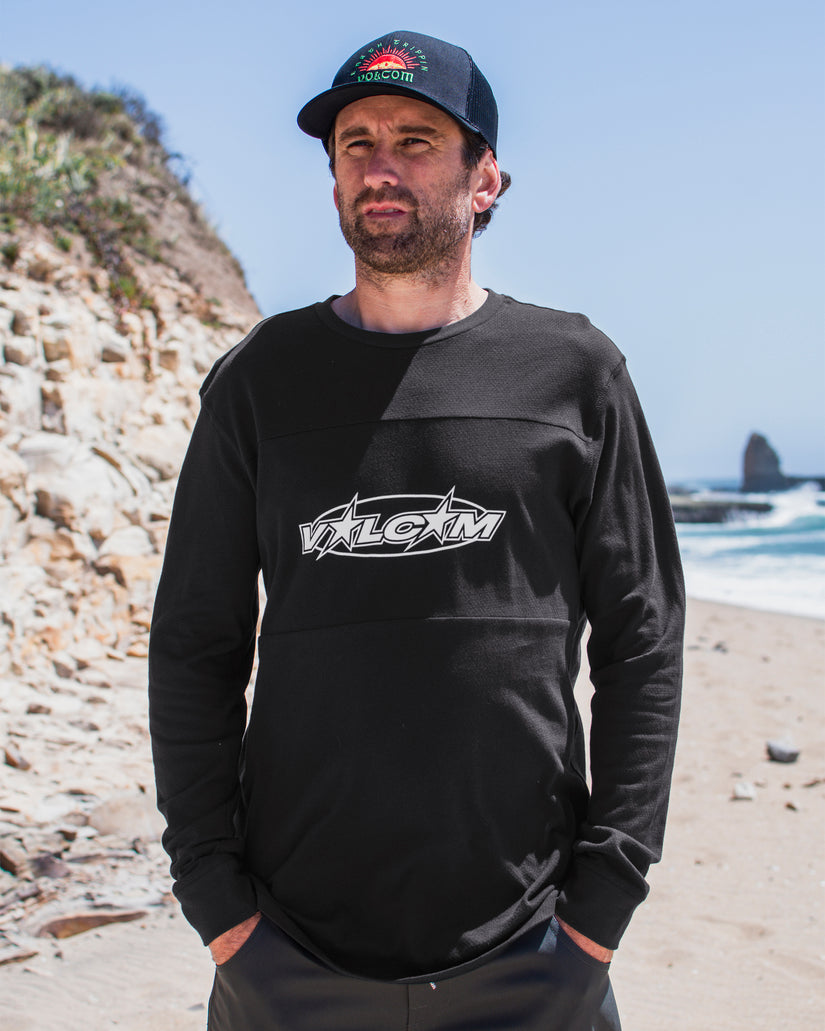 Sendstone Crew Long Sleeve Shirt - Black