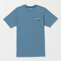 Stone Bubbled Short Sleeve Tee - Indigo Ridge Heather