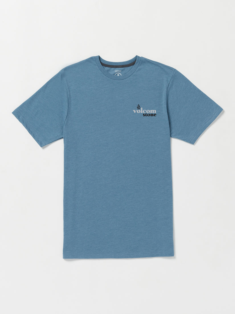 Stone Bubbled Short Sleeve Tee - Indigo Ridge Heather