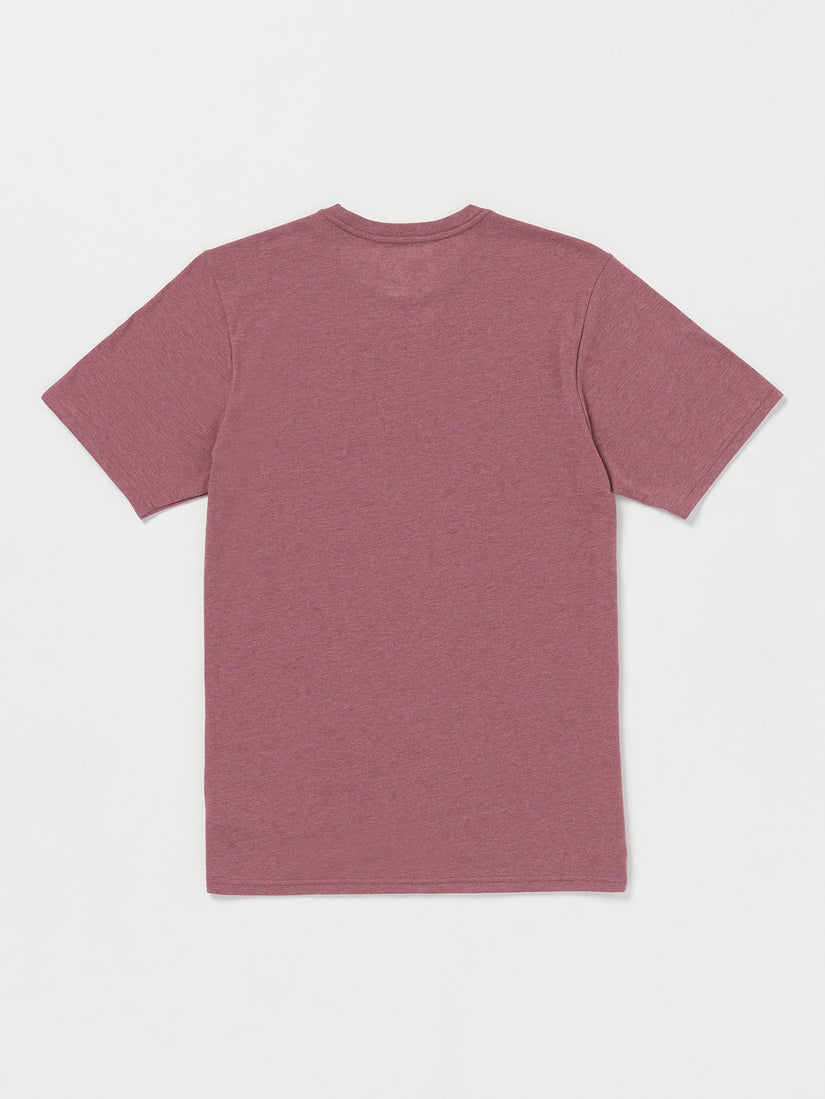 Stone Liner Short Sleeve Tee - Oxblood Heather