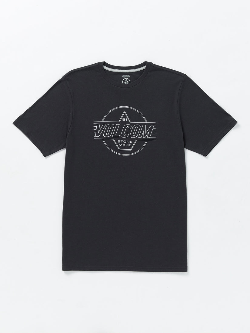 Stone Liner Short Sleeve Tee - Washed Black Heather