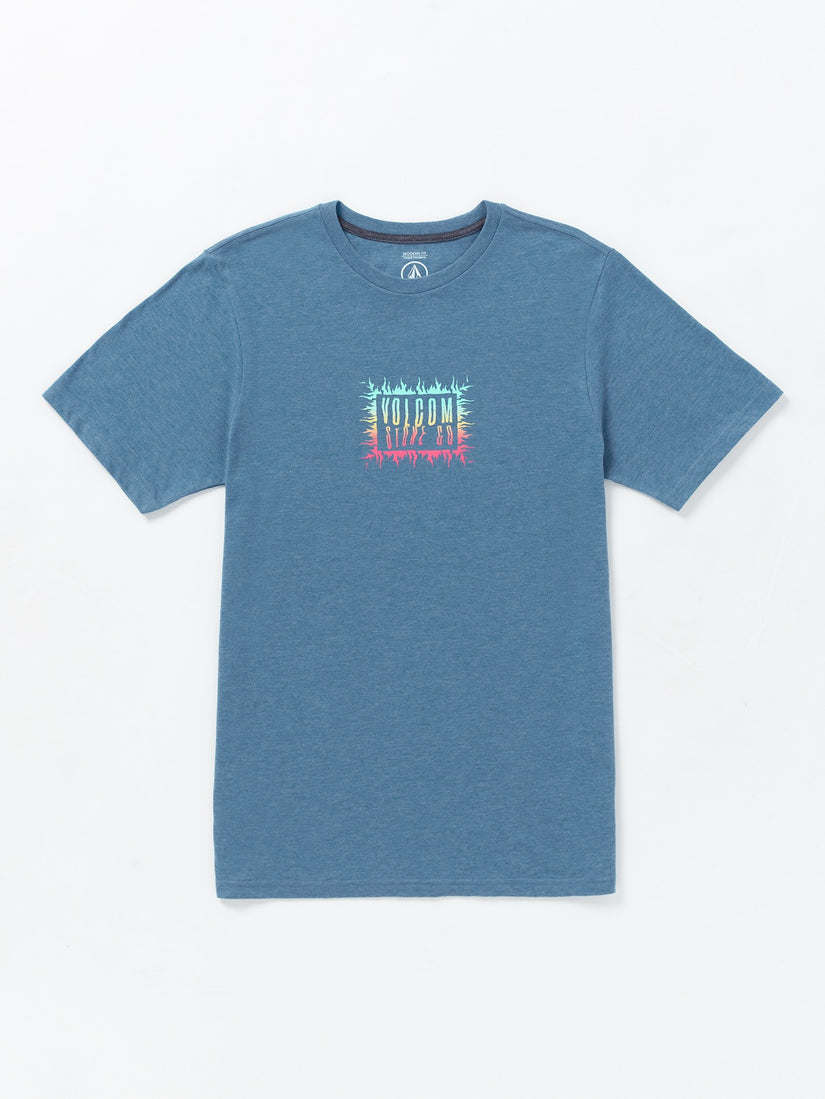 Primed Short Sleeve Tee - Stone Blue Heather