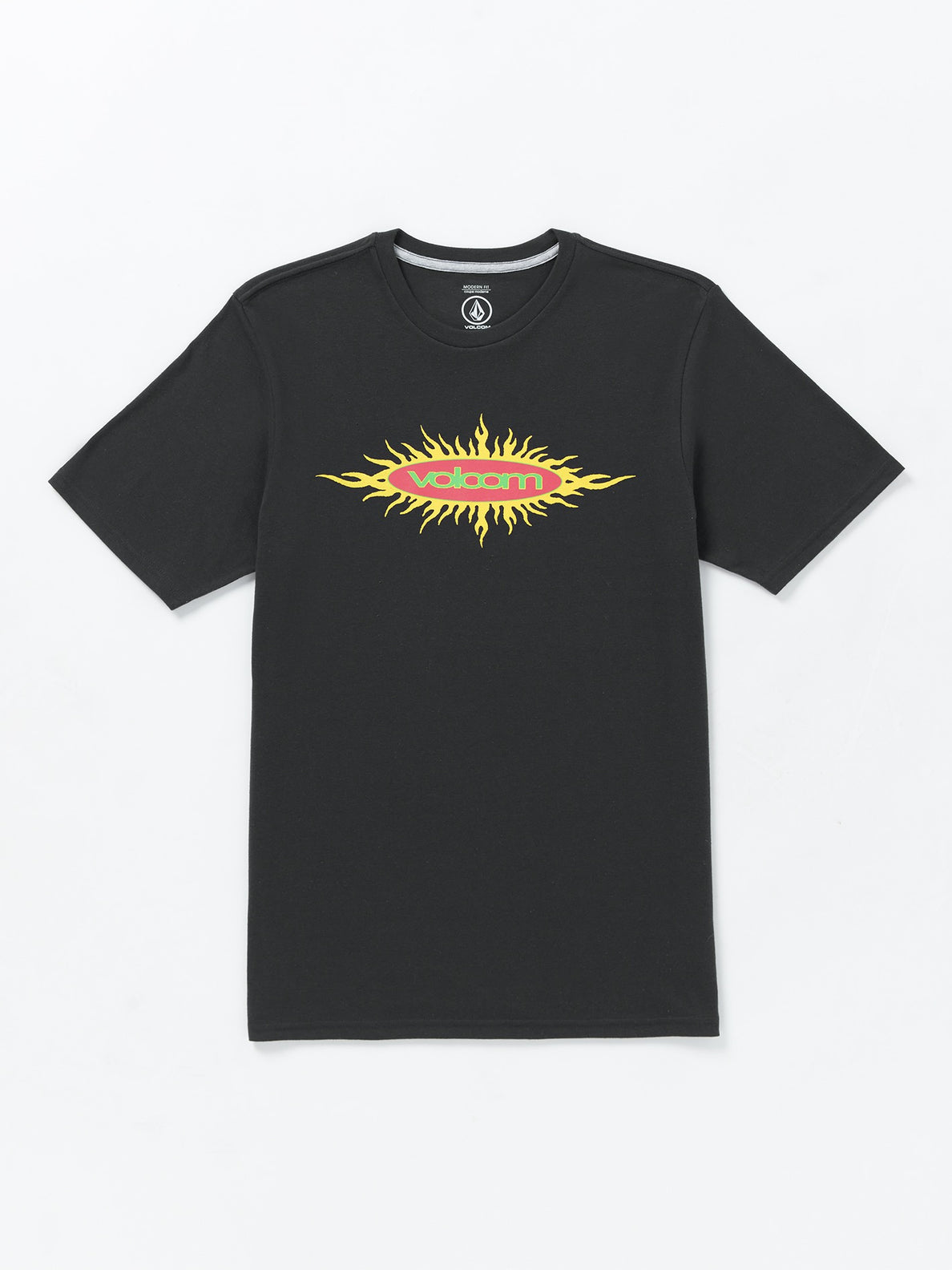 Levi's t-shirt with small chest logo and contrasting sleeves in black